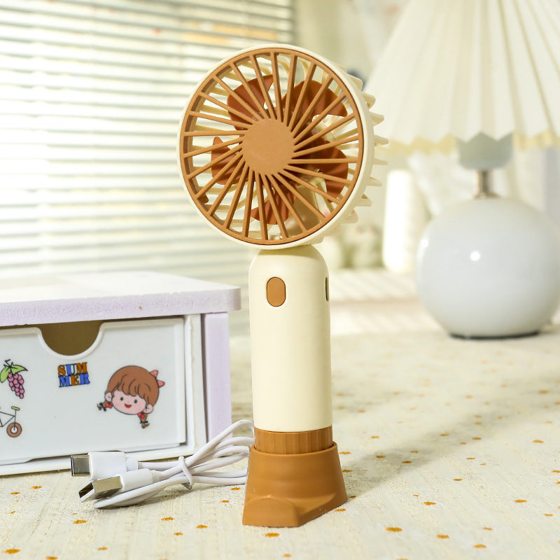 Bærbar Miniventilator til Kvinder med Ergonomisk Design 0