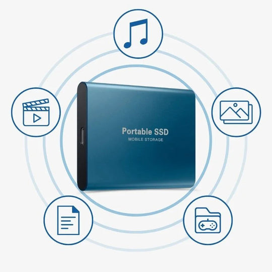 Bærbar SSD Drev Aluminium 1TB-16TB Hurtig Overførsel 1050MB/s 7