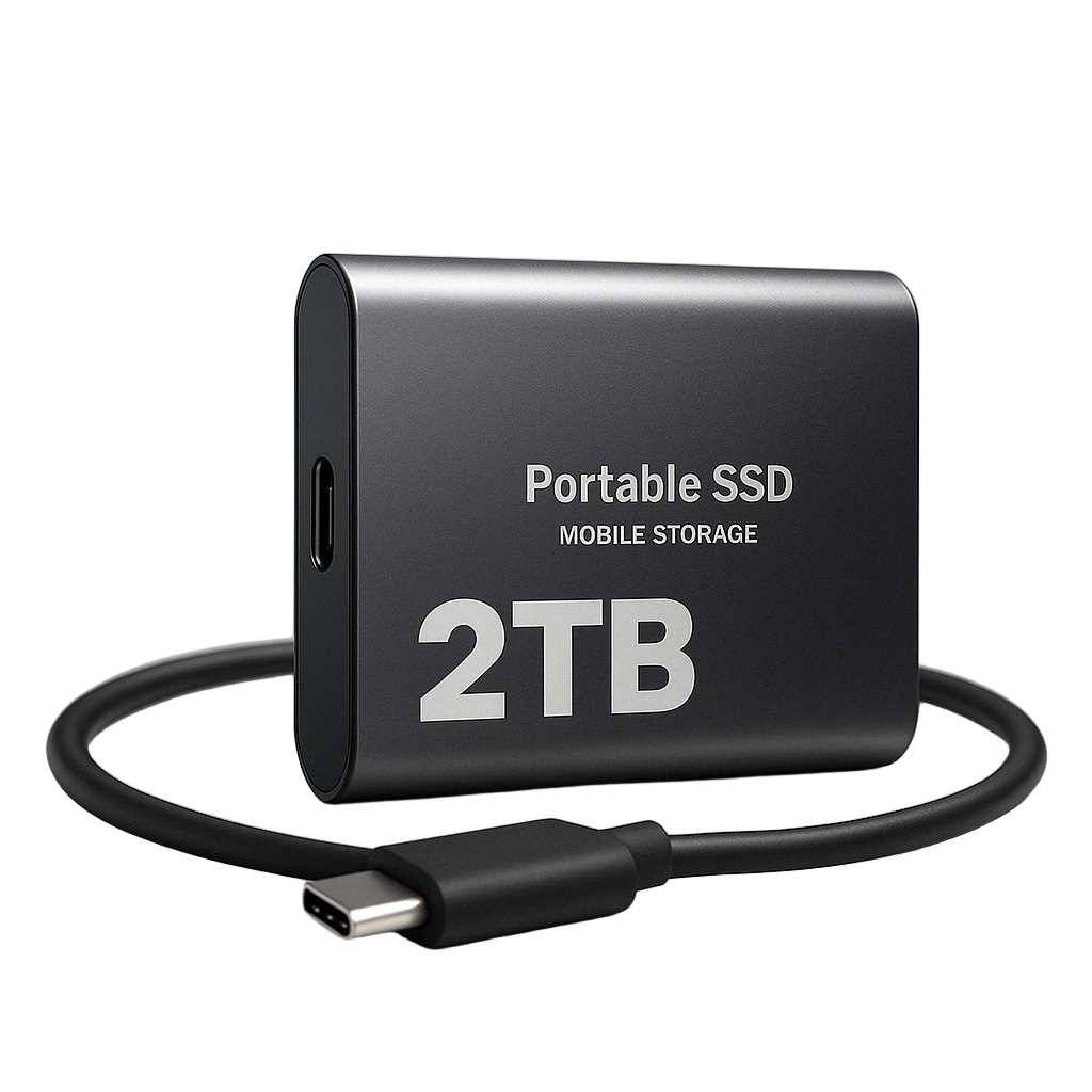 Bærbar SSD Drev Højhastighed Kompakt Design 0
