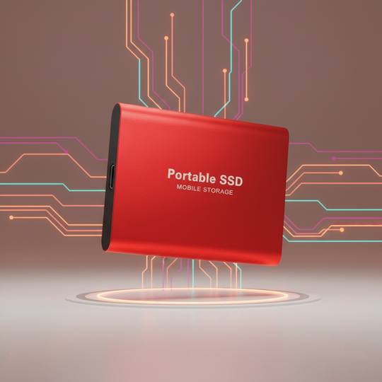 Bærbar SSD med Ultra Hurtig Dataoverførsel 10
