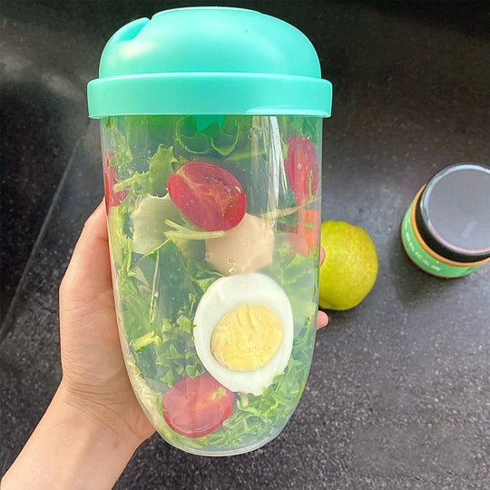 Bærbar Salatbeholder Med Gaffel 10