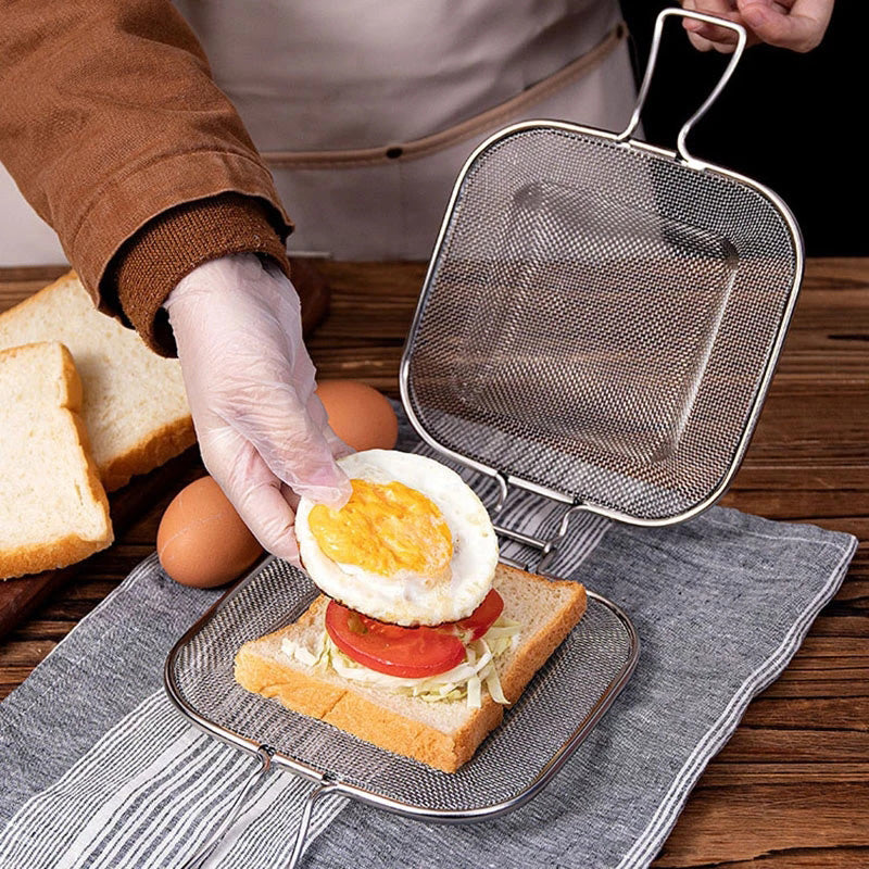 Bærbar Sandwichrister til Grill og Mikrobølgeovn 5