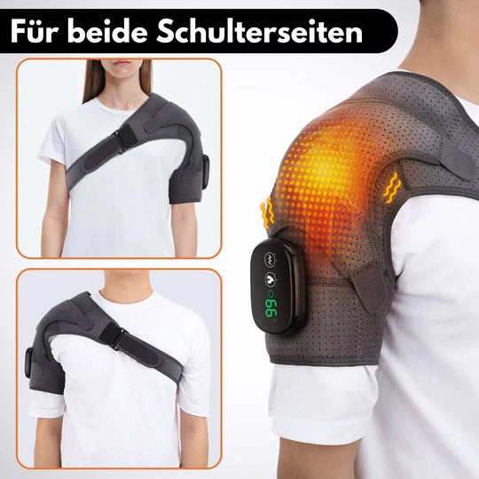 Bærbar Skulderapparat Med Varmeterapi Og Mikrovibrationer 1