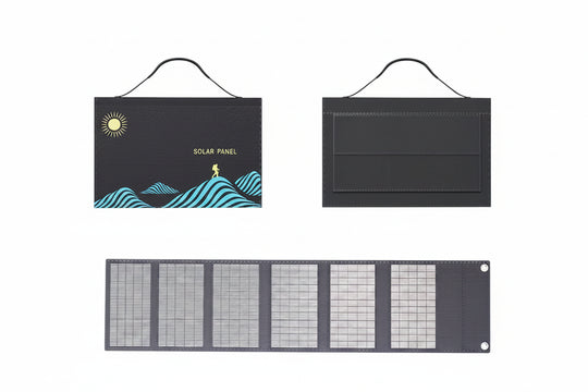 Bærbart Foldbart Solpanel med USB og DC Output til Campingvogn og Udendørs Brug 7