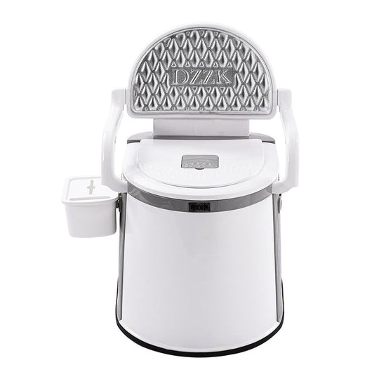 Bærbart Toilet til Voksne og Seniorer - Ergonomisk Design med Låg 5