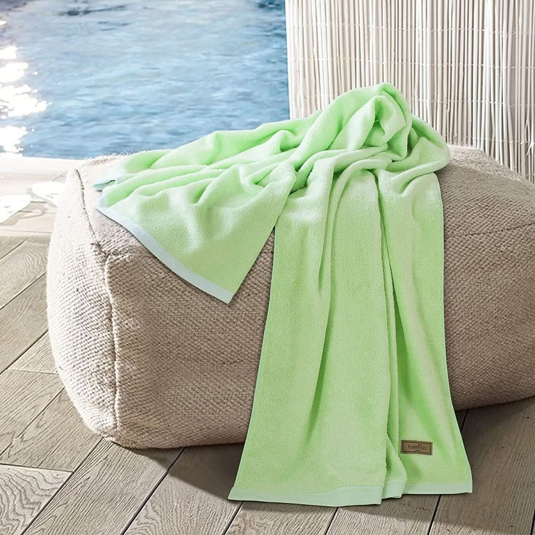 Bamboo Håndklæde Blødt og Absorberende 6
