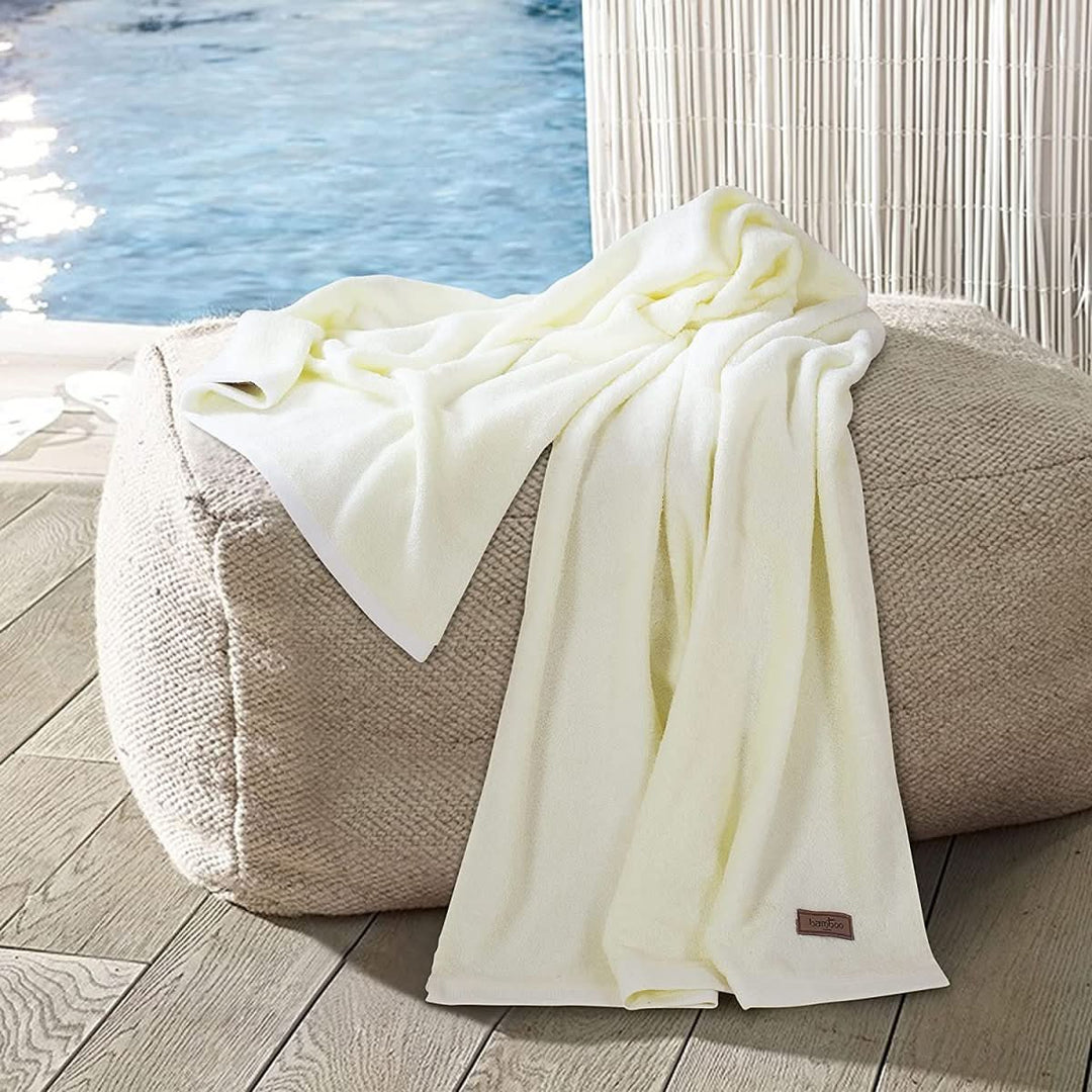 Bamboo Håndklæde Blødt og Absorberende 9