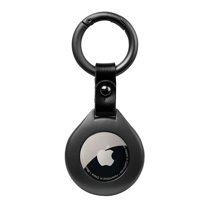 Beskyttelsesetui til Apple Airtags i Læder Metal 4