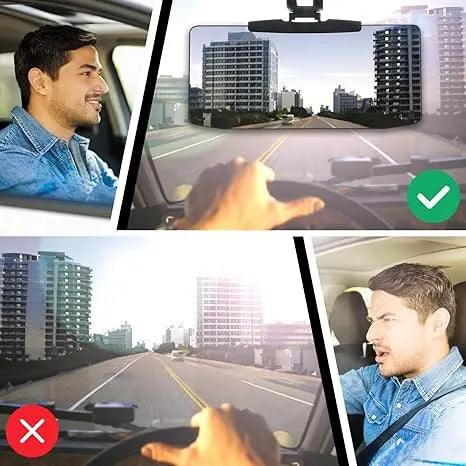 Bil Blændingslysblokering med Dag- og Natfilter 1