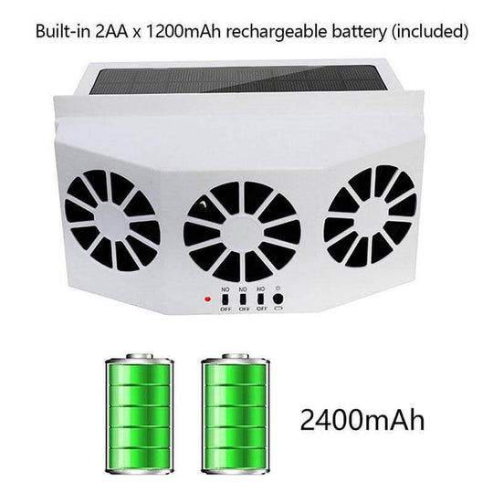 Bilventilator Solcelledrevet 5
