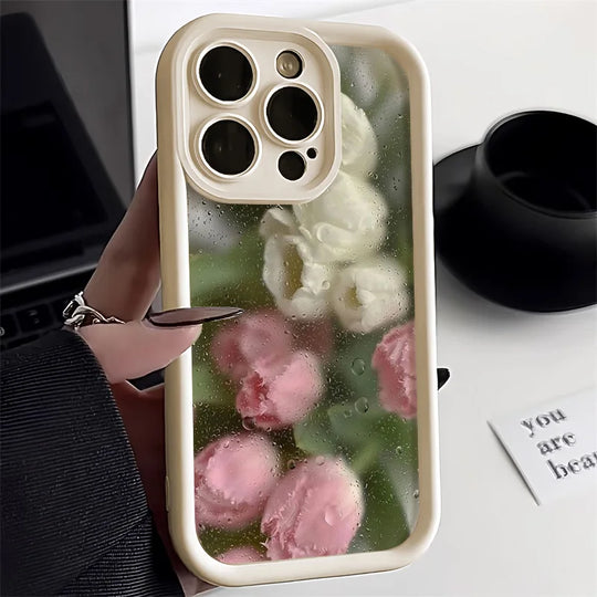 Blomster Telefoncover Til iPhone 13 Og 11 Med Stødsikker Design 8