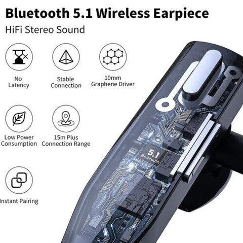 Bluetooth Headset med Dual Mic til Professionel Brug 2