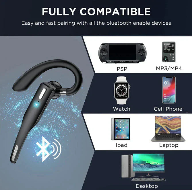 Bluetooth Headset med Dual Mic til Professionel Brug 6
