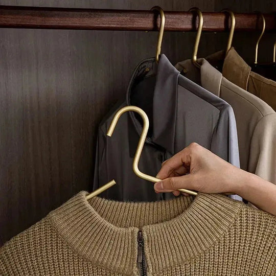 Bøjlesæt til Garderobe Guld og Sølv Moderne Design 8