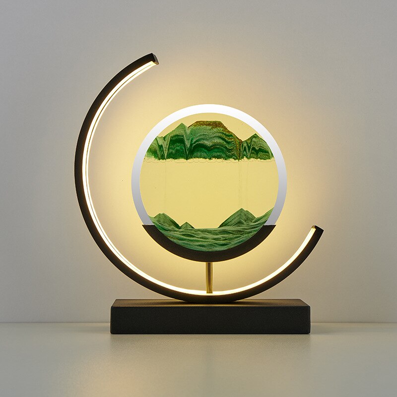 Bordlampe 3D Sand Skål Moderne Design 0