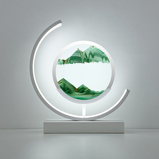 Bordlampe 3D Sand Skål Moderne Design 10