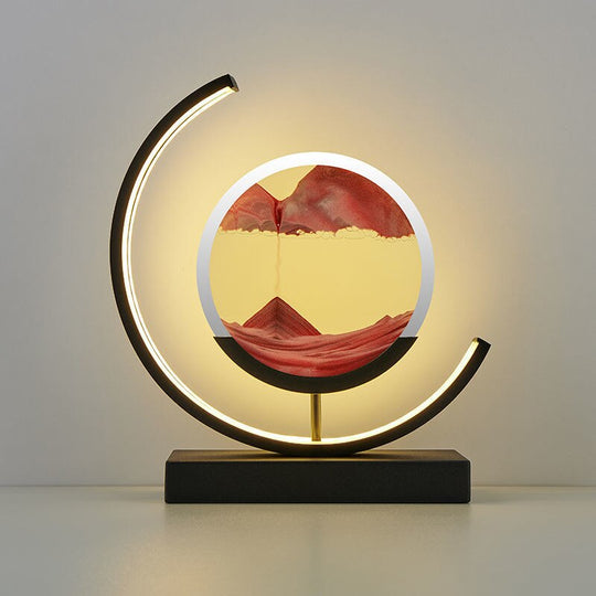 Bordlampe 3D Sand Skål Moderne Design 13