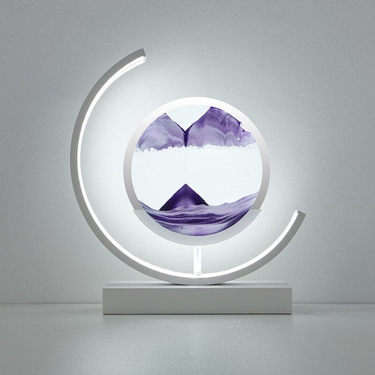 Bordlampe 3D Sand Skål Moderne Design 14