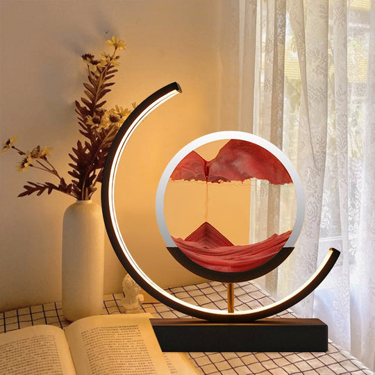 Bordlampe 3D Sand Skål Moderne Design 3