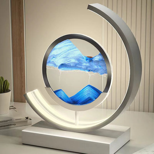 Bordlampe 3D Sand Skål Moderne Design 5