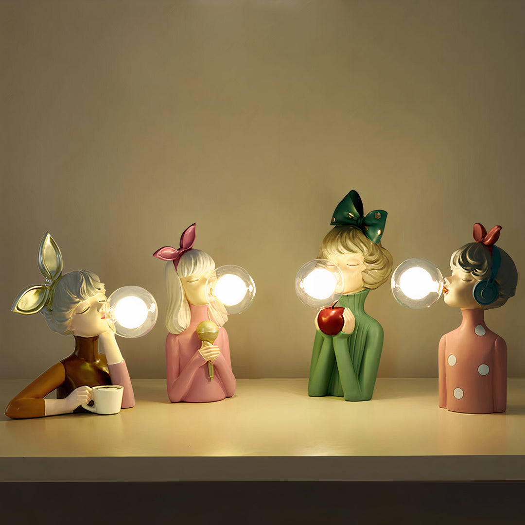 Bordlampe Håndlavet Kunstnerisk Design 1
