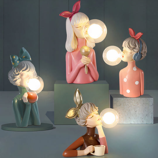Bordlampe Håndlavet Kunstnerisk Design 2