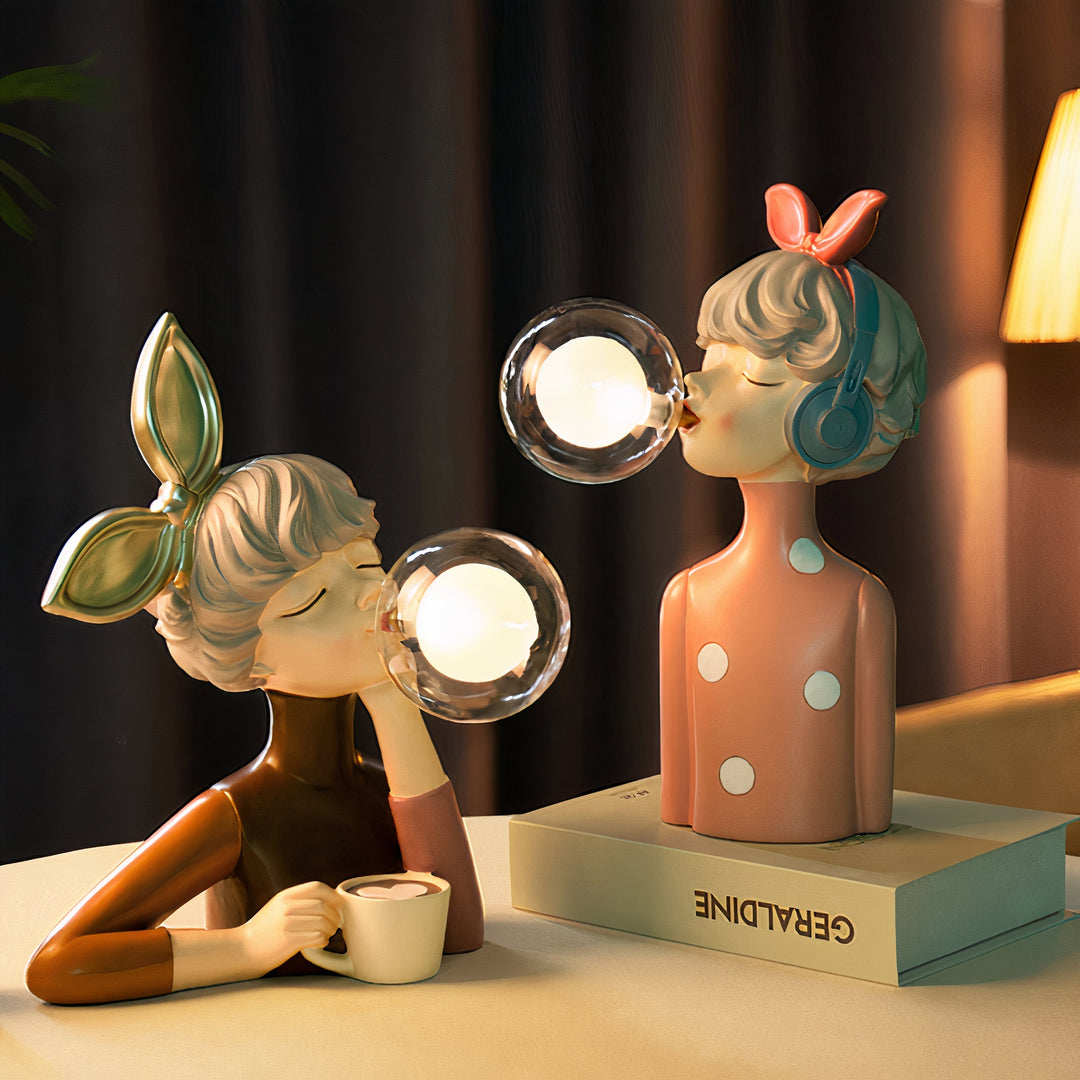 Bordlampe Håndlavet Kunstnerisk Design 3