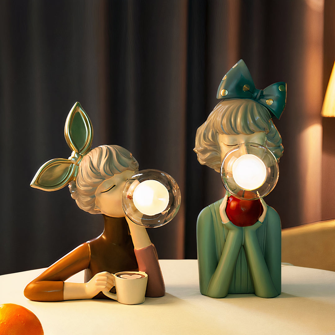 Bordlampe Håndlavet Kunstnerisk Design 4