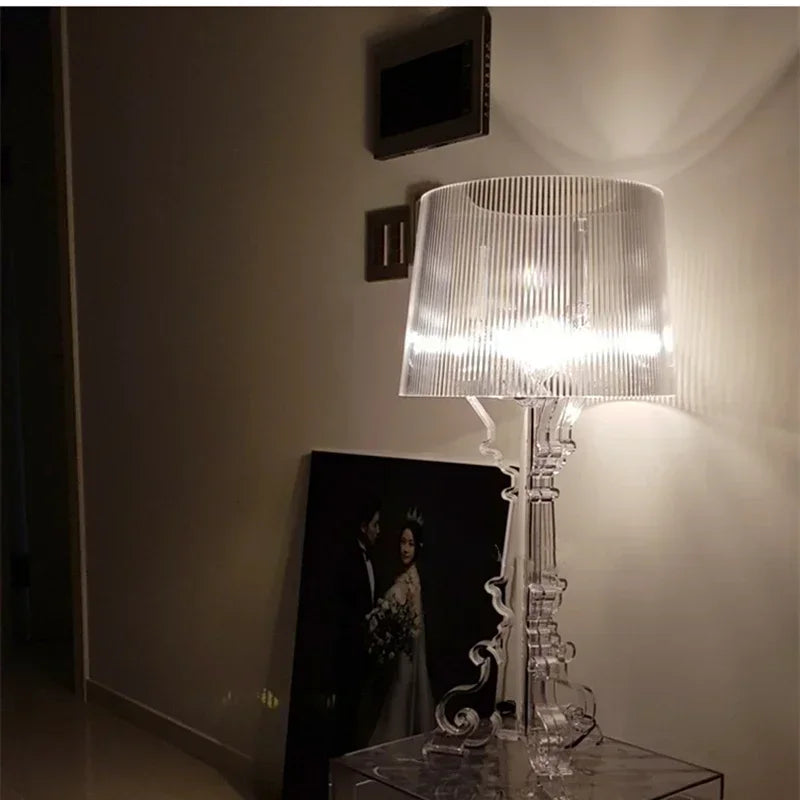 Bordlampe Justerbar Højde Barokstil 3