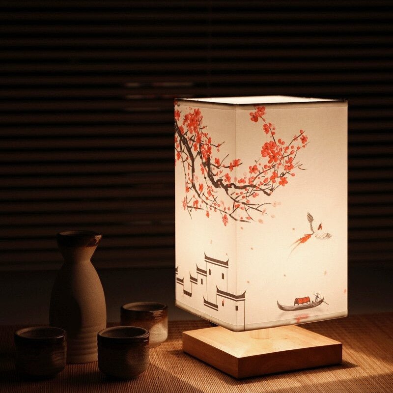 Bordlampe i Japansk Skandinavisk Stil 1