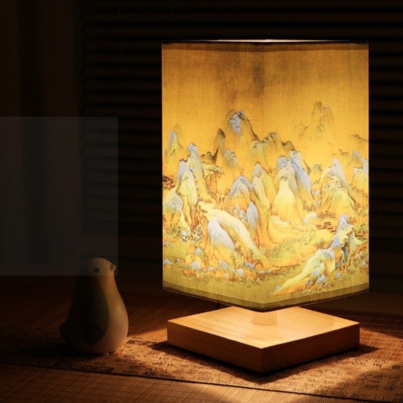 Bordlampe i Japansk Skandinavisk Stil 3