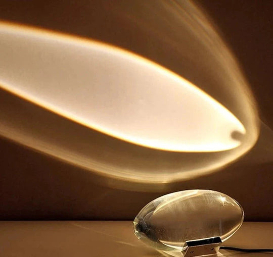 Bordlampe med Krystaldetaljer 2