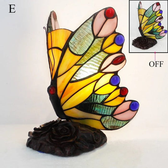 Bordlampe med Retro Sommerfugl Design 7