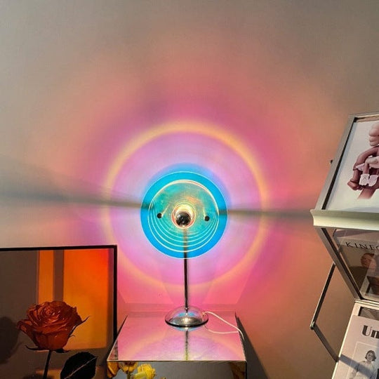 Bordlampe med Solnedgangsprojektion 0