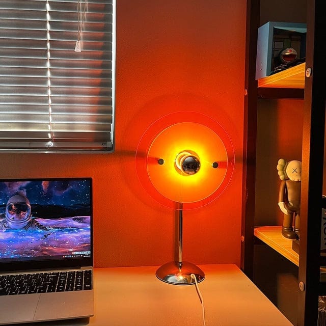 Bordlampe med Solnedgangsprojektion 9