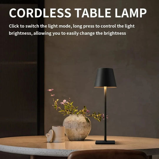 Bordlampe med USB-opladning og moderne design 5