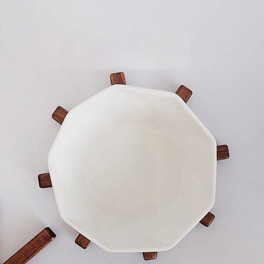 Bordskånersæt i Sort Valnøddetræ 5