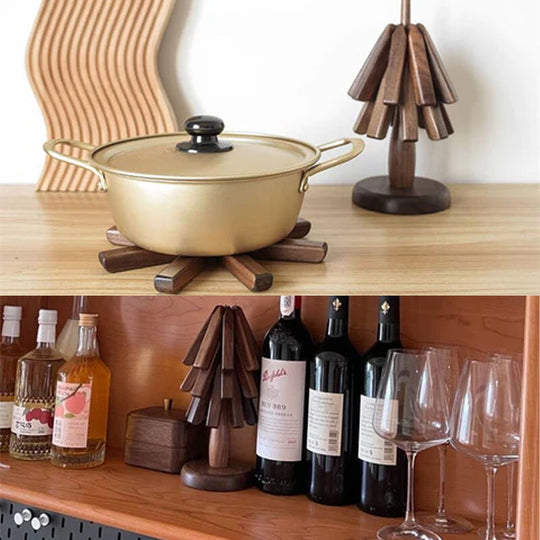 Bordskånersæt i Sort Valnøddetræ 8