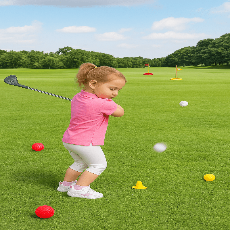 Børnegolfsæt med Justerbare Køller til Børn 0