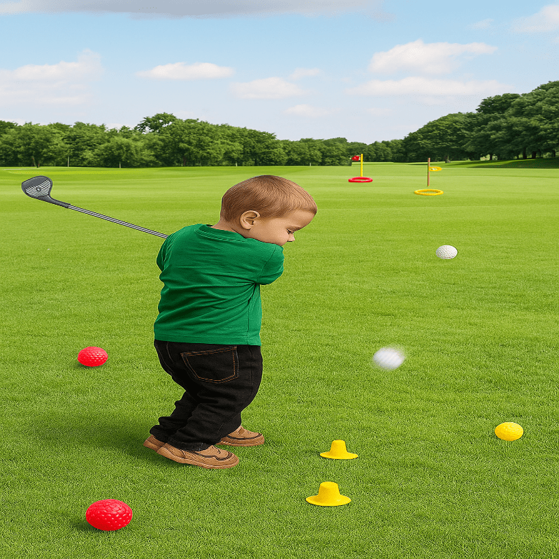 Børnegolfsæt med Justerbare Køller til Børn 1