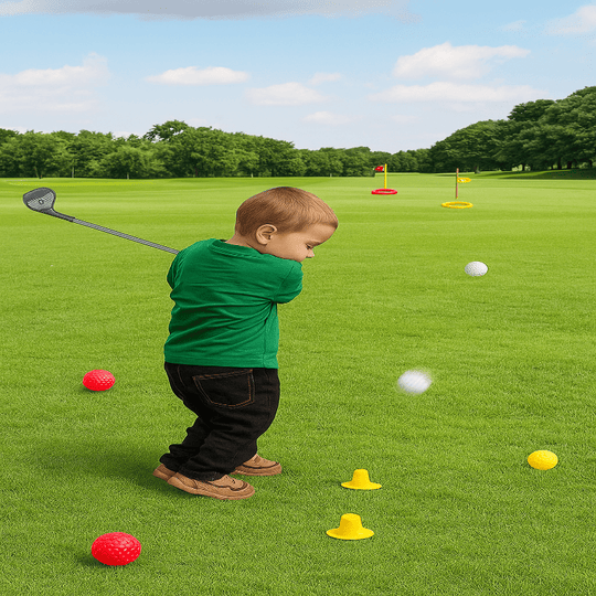 Børnegolfsæt med Justerbare Køller til Børn 1