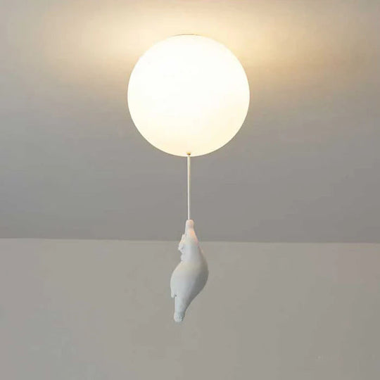 Børnelampe Hænge med Bjørn og Ballon Design 9