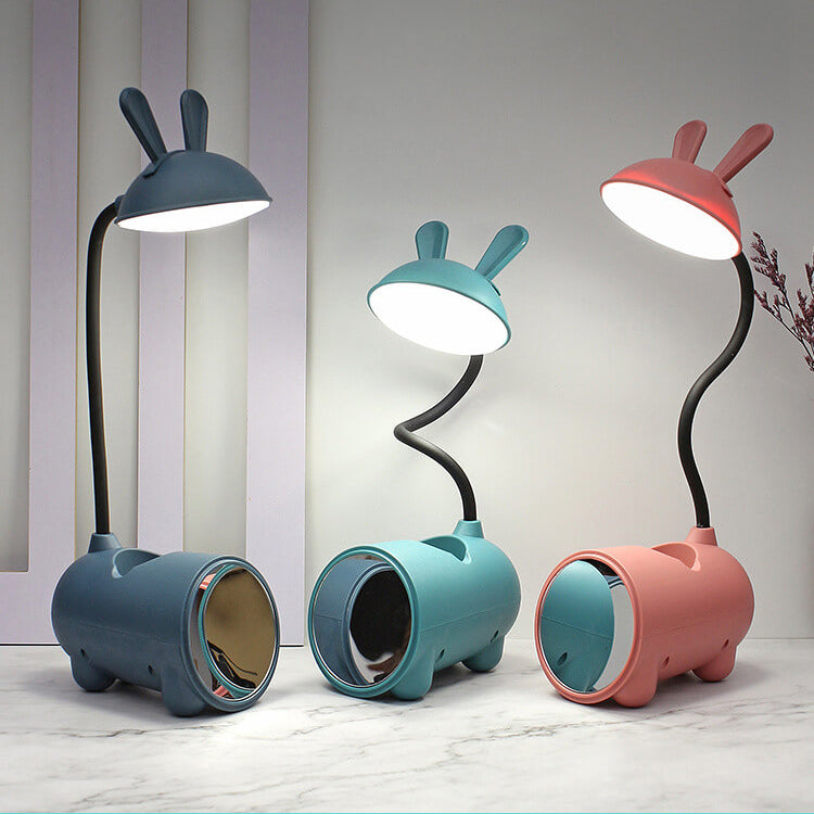 Børnelampe Touch-Lampe med Penneholder Kanin Design 10
