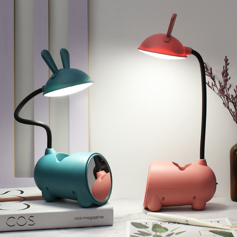 Børnelampe Touch-Lampe med Penneholder Kanin Design 2