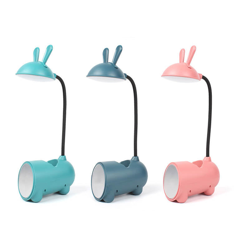 Børnelampe Touch-Lampe med Penneholder Kanin Design 3