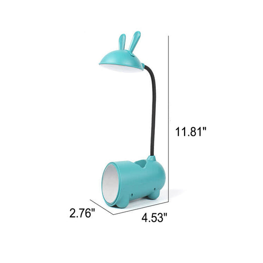 Børnelampe Touch-Lampe med Penneholder Kanin Design 4