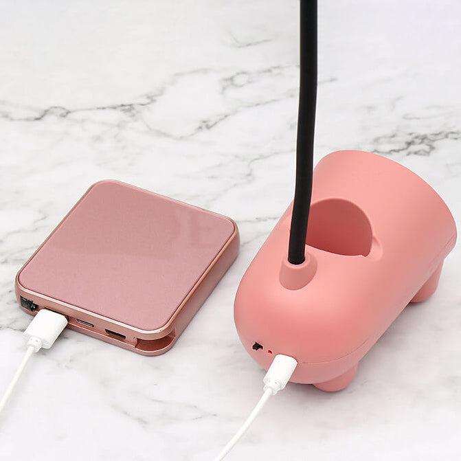 Børnelampe Touch-Lampe med Penneholder Kanin Design 6