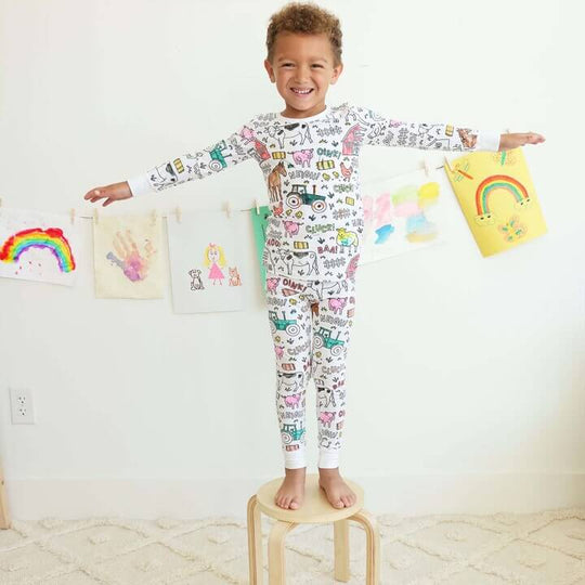 Børnepyjamas med Kreativ Designmulighed 3