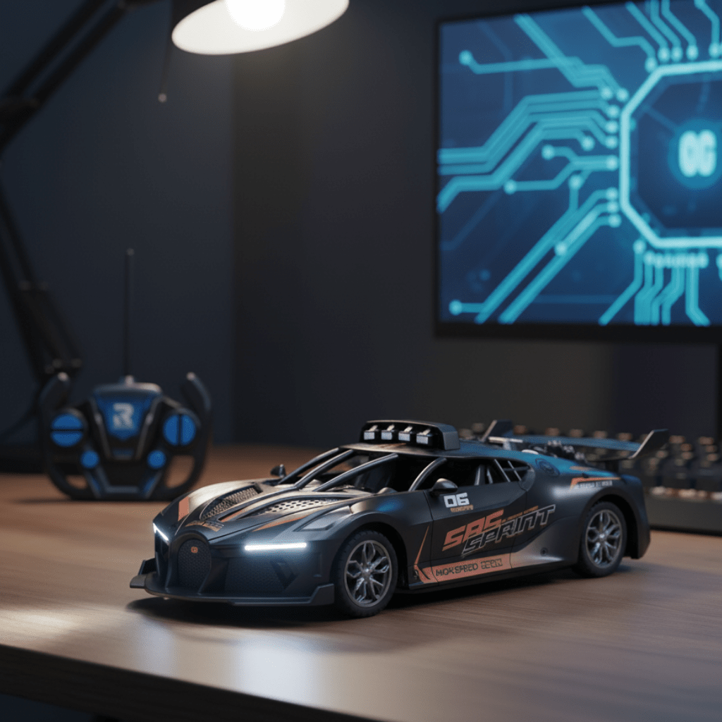 Børns 1:18 RC Driftbil med Robust Design 2