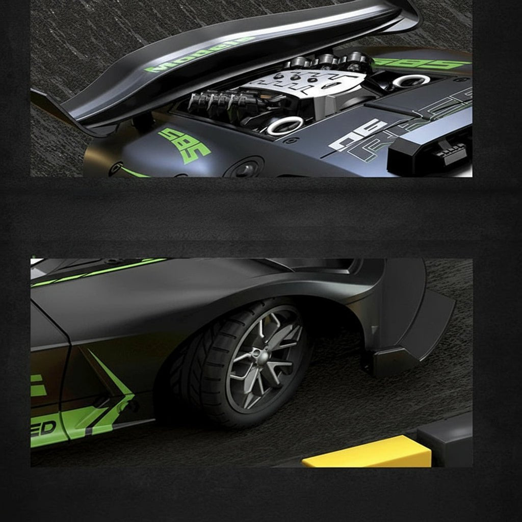 Børns 1:18 RC Driftbil med Robust Design 7